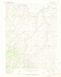 Roubideau 1969 topographic map thumbnail
