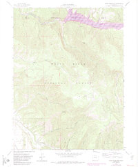 Ruedi Reservoir 1961 topographic map thumbnail