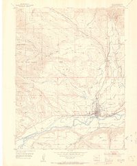 Rifle 1952 topographic map preview