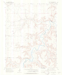 Riley Canyon 1972 topographic map thumbnail