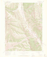 Rio Blanco 1952 topographic map thumbnail