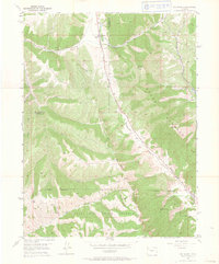 Rio Blanco 1952 topographic map preview