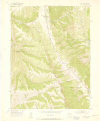 Rio Blanco 1952 topographic map thumbnail
