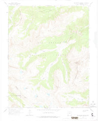 Rio Grande Pyramid 1964 topographic map thumbnail