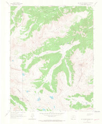 Rio Grande Pyramid 1964 topographic map thumbnail