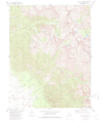 Rito Alto Peak 1980 topographic map thumbnail