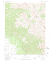 Rito Alto Peak 1980 topographic map thumbnail