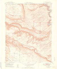 Roc Creek 1949 topographic map thumbnail