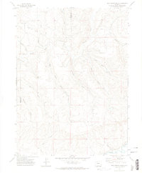 Rock Spring Gulch 1971 topographic map thumbnail