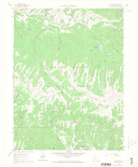 Red Creek 1961 topographic map thumbnail