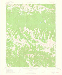 Red Creek 1961 topographic map thumbnail