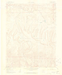 Red Creek 1961 topographic map thumbnail