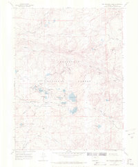 Red Feather Lakes 1967 topographic map thumbnail