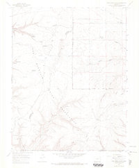 Red Horse Gulch 1966 topographic map thumbnail