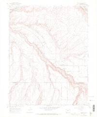 Redvale 1964 topographic map preview