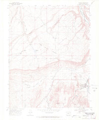 Ridgway 1967 topographic map thumbnail