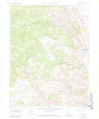 Ralston Buttes 1965 topographic map thumbnail