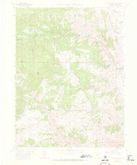 Ralston Buttes 1965 topographic map thumbnail