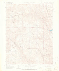 Ralston Buttes 1965 topographic map thumbnail