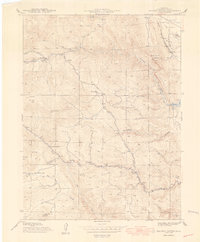 Ralston Buttes 1948 topographic map thumbnail