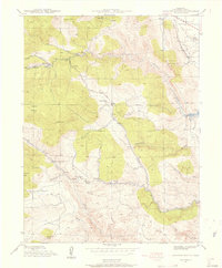 Ralston Buttes 1942 topographic map thumbnail