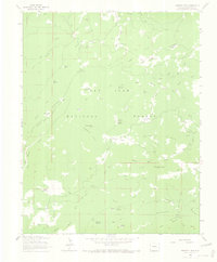 Rampart Hills 1963 topographic map thumbnail