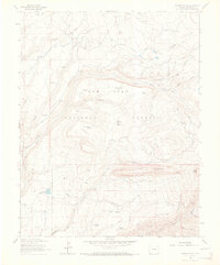 Rampart Hills 1963 topographic map preview