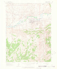 Rangely 1962 topographic map preview