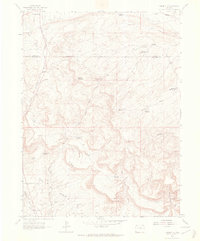 Rangely NE 1962 topographic map thumbnail