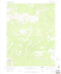 Red Cliff 1970 topographic map thumbnail