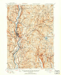 Bellows Falls 1927 topographic map thumbnail