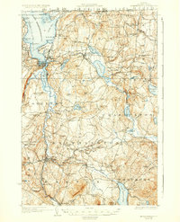 Memphremagog 1925 topographic map thumbnail