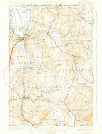 Memphremagog 1925 topographic map thumbnail