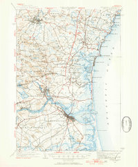 Exeter 1932 topographic map thumbnail