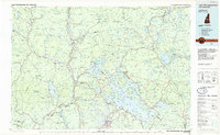 Lake Winnipesaukee 1986 topographic map thumbnail