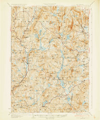 Lovewell Mountain 1930 topographic map thumbnail