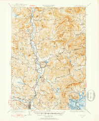 Plymouth 1928 topographic map thumbnail