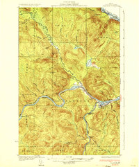 Allagash 1933 topographic map thumbnail