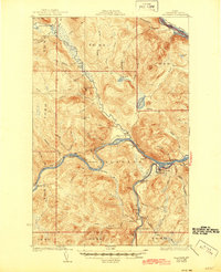 Allagash 1933 topographic map thumbnail