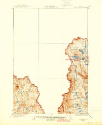 Arnold Pond 1935 topographic map thumbnail