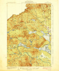 Attean 1925 topographic map thumbnail