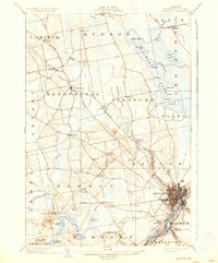 Bangor 1902 topographic map thumbnail