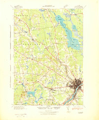 Bangor 1942 topographic map thumbnail