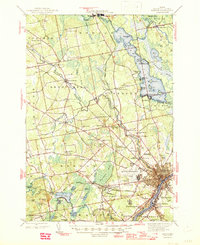Bangor 1946 topographic map thumbnail