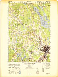 Bangor 1946 topographic map thumbnail