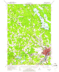 Bangor 1955 topographic map thumbnail