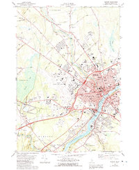 Bangor 1978 topographic map thumbnail