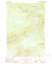 Barren Mountain East 1988 topographic map thumbnail