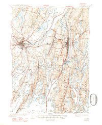 Bath 1945 topographic map thumbnail