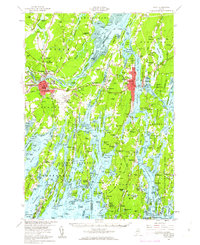 Bath 1957 topographic map thumbnail
